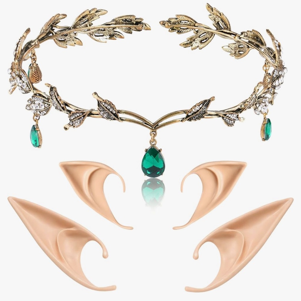 COPY - Elf Ears Fairy Crown Set